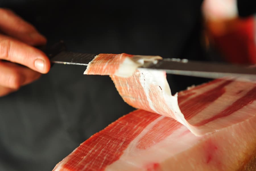 Jamón ibérico en Padrón